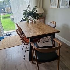 Wooden kitchen table