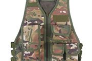 Kids Warm Camouflage Molle Tactical Vest with Pockets  Camo CP