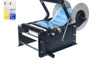 Manual Round Bottle Labeling Machine for Wine, Beer, and Beverage Bottles