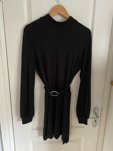 Ladies black knit dress Size 14
