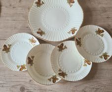 Cake Plate Side Plates Royal Stuart