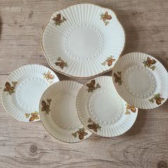 Cake Plate Side Plates Royal Stuart
