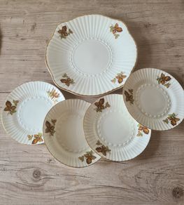 Cake Plate Side Plates Royal Stuart