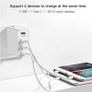QC 3.0 & PD USB 4 Ports Wall Fast Charger 48W [2 Power Plugs (US/UK)] (Brand New/Warranty) Image 5
