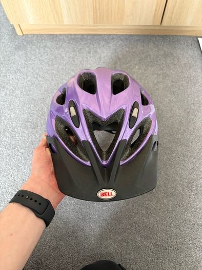Bell helmet purple