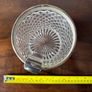 Vintage Cut Glass Ice Bucket with Bugatti Italy Tongs Image 2
