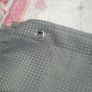 waffle grey shower curtain Image 5