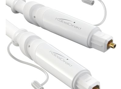 TOSLINK cables, Optical Audio, ADAT Connector - 5m and 2m