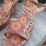 Beautiful Pair of Multicoloured  Wedges Image 3