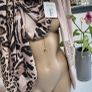 MADE IN ITALY Animal print Star studded Reversible Oversized Scarf - Bnwt Rrp 49.99 Image 9