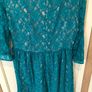 Green lace dress Image 2