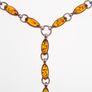 Natural Cognac Baltic Amber And Sterling Silver Necklace Image 6