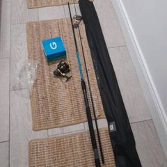 fishing rod and reel, brand new, kinetic