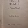 SAMUEL BECKETT A Critical Study by Hugh Kenner. 1962 Image 2