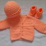 Handmade baby cardigan sets 0-3 months Image 6