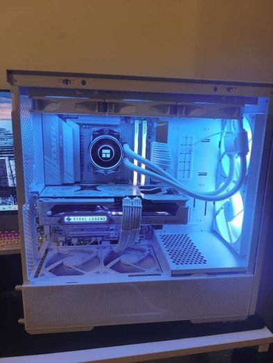 Custom White Gaming PC AMD RX 9070 XT 16 GB Ryzen 5 9600X 32GB Ram DDR5 2.5TB Storage