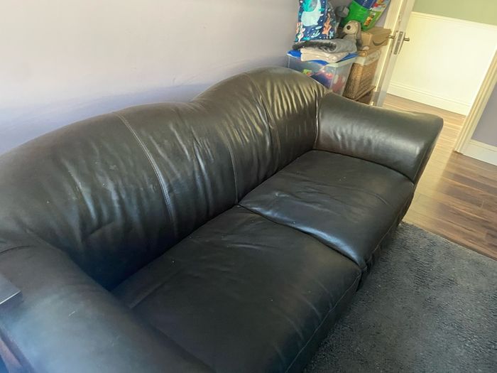 brown leather