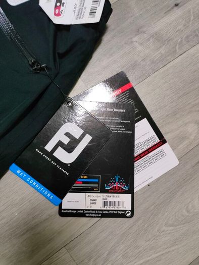 NEW FootJoy Waterproof Golf Trousers Pants Mens L/XL