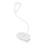 New Stylish Modern White LED Rechargeable Night Desk Clip Light Lamp EU UK #965 Image 2