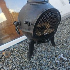 cast iron garden chiminea