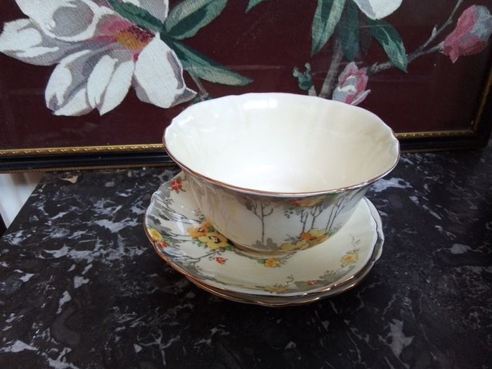 Two Crown Staffordshire Side Plates