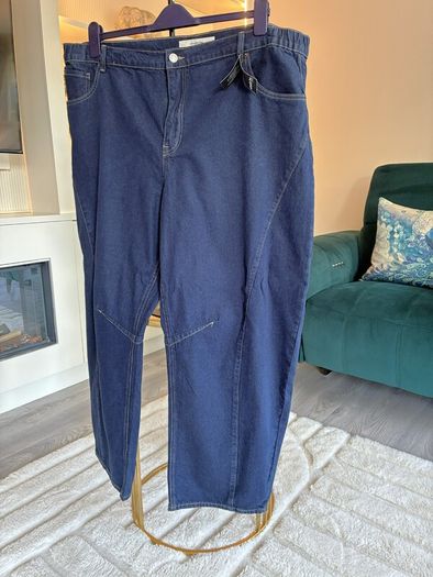 Brand-new Ladies Simply Be Indigo Barrel Leg Jeans
