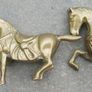 Vintage Brass Horses Image 10