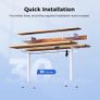 120 x 60 cm, Stable Sit-Stand Desk with Memory Control Image 3