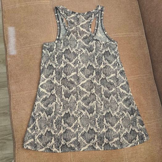 H&M Womens Grey Animal Polyester Blend Tank Size 12