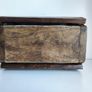 Vintage wooden box magazine holder Elephants relievo sculpture animals Image 8