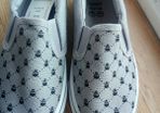 BNWT Size 8 Grey Boys Slip On Shoes