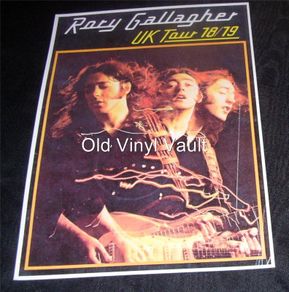 Rory Gallagher UK Tour 78/79 repro poster