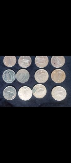 Job Lot of Irish Pre-Euro Coins (10p, 20p, 3d Rabbits)
