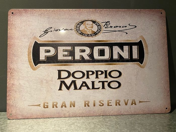 Peroni Tin Metal sign