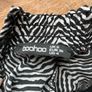 Boohoo Zebra Print High Neck Blouse Image 4