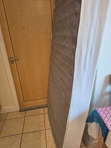 Single Mattress 90 x 190 cm with Mattress Protector