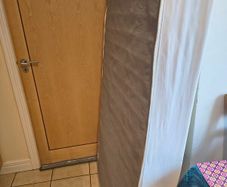 Single Mattress 90 x 190 cm with Mattress Protector