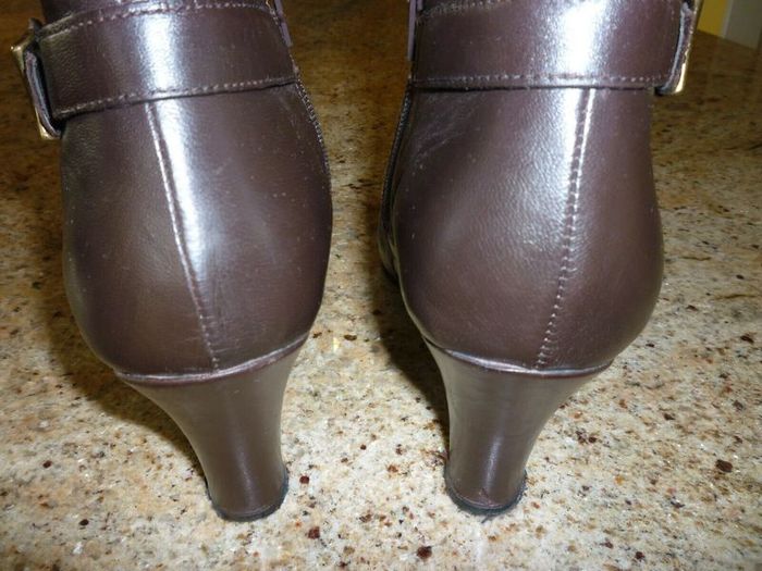 Brown ankle boots Leather Wallis Size Uk 6 Eu 39 Great Used Condition