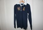 Ralph Lauren Navy Long Sleeved Rugby Top - Age 6 Years