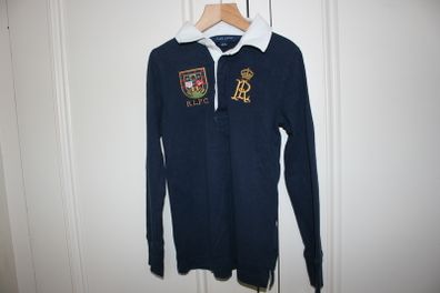Ralph Lauren Navy Long Sleeved Rugby Top - Age 6 Years