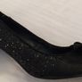 Black Glitter Shoes Image 3