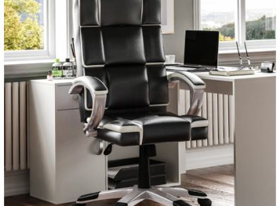 Executive reclining office chair