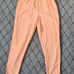Vero Moda Peach Linen Trousers size xs 10