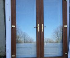 Great Solid PVC French Patio Double Door
