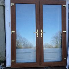 Great Solid PVC French Patio Double Door