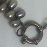 Vintage sterling silver pearls necklace Image 4