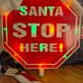 Festive 100cm Santa Stop Here Stake Image 6