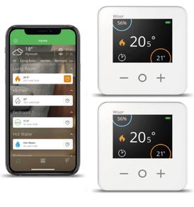 Wiser Smart Thermostat Dual Zone Heating and Hot Water Control - Works with Amazon Alexa, Google Home (FREE POSTAGE)