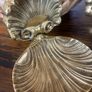 Matching brass bathroom soap dish and 3 piece hook Image 9
