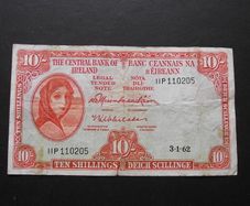 1962 Lady Lavery 10 Shillings
